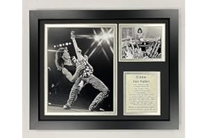 "Eddie Van Halen | 12""x15"" Framed Photo Collage | Legends Never Die, Inc.| Solo" (16661U)