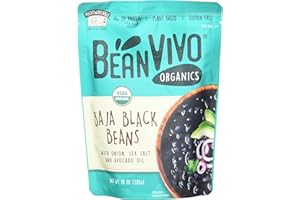 Beanvivo Organics Baja Black Beans, Gluten Free, 10 Ounces (Pack Of 6)
