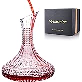 Wine Decanter - Hand Blown Lead-free Crystal Glass Wine Decanters and Carafes, Perfect Wine Gifts For Wine Lovers And Newlyweds, 1500ml