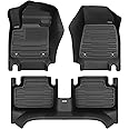 TuxMat - for Volvo C40 Recharge 2022-2025 Models - Custom Car Mats - Maximum Coverage, All Weather, Laser Measured - This Full Set Includes 1st and 2nd Rows