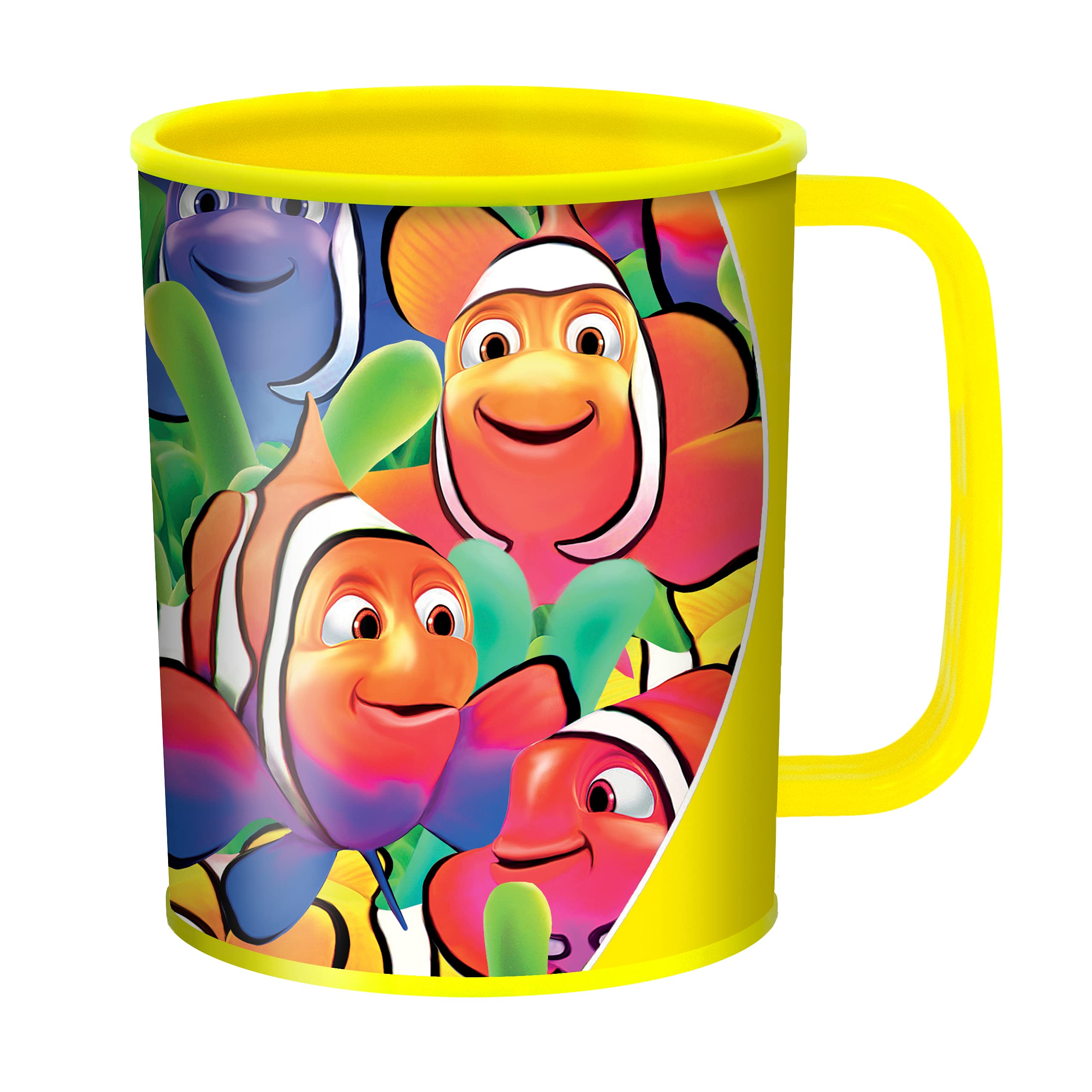 3D LiveLife Drinking Cup - Cute Clowns from Deluxebase. 300ml Plastic Mug with Clown Fish Theme, Reusable Coffee Cup, Portable Animal Tumbler for Camping, Picnic, Travel & Everyday Use. — image 1
