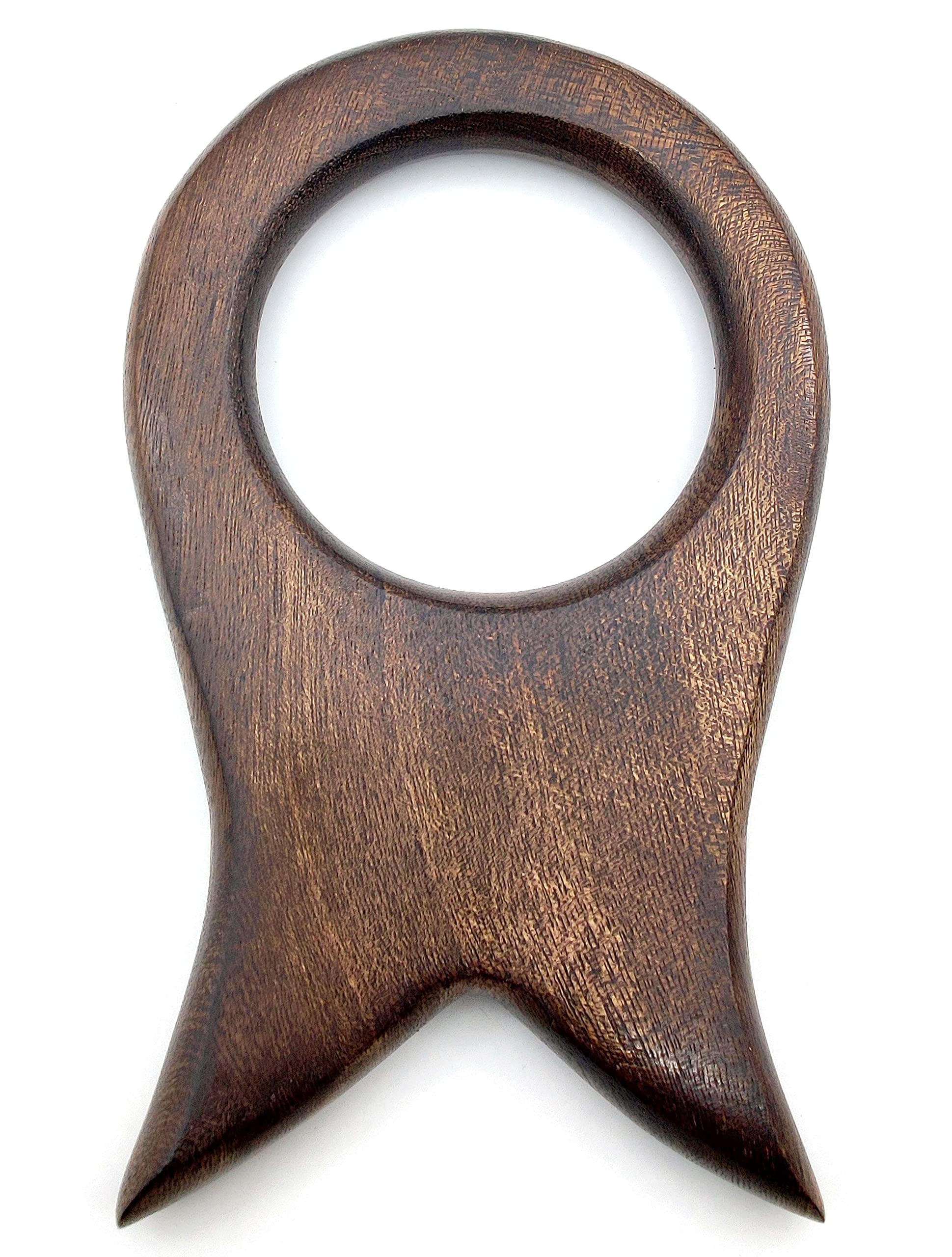 Handcrafted SOLID WOOD DRINKING HORN STAND | Medieval Viking Mead Ale Horn Holder | Groomsmen Gift