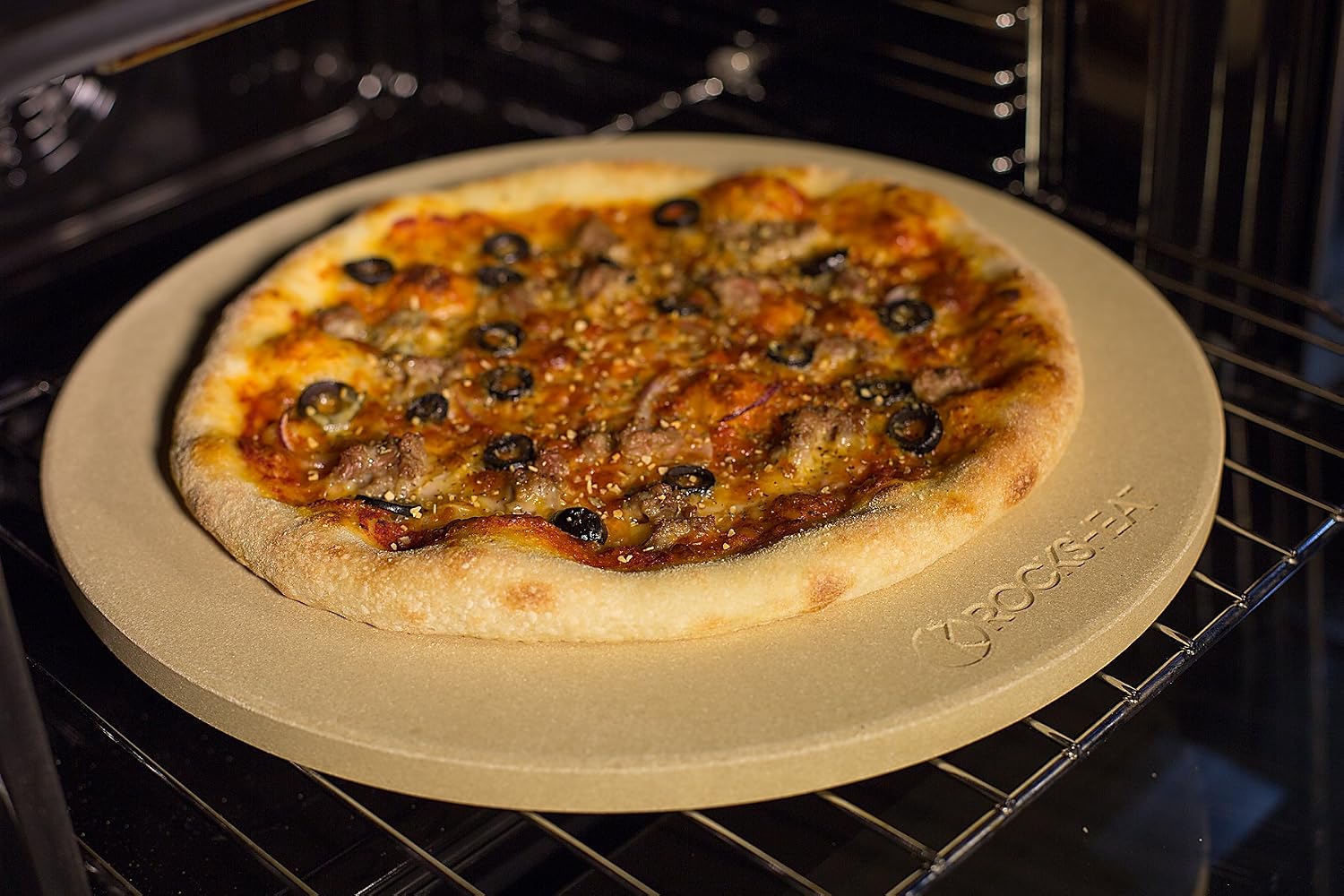 ROCKSHEAT 36 x 1.5 cm 14.2" Round Pizza Stone - Image 4