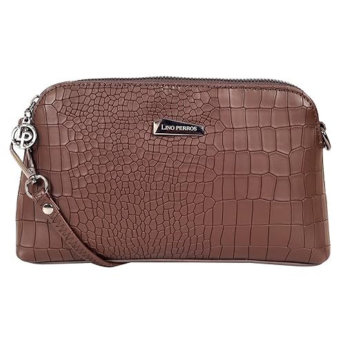 Lino Perros Womens Sling Bag (Brown)