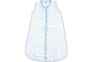 Hudson Baby Unisex Muslin Cotton Sleeveless Wearable Sleeping Bag, Sack, Blanket