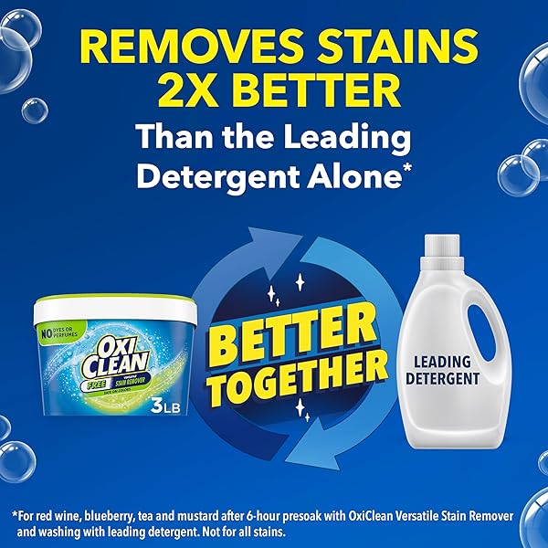 OXICLEAN FREE VERSATILE STAIN REMOVER POWDER, 3 LB