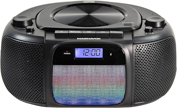 magnavox light up wireless boombox