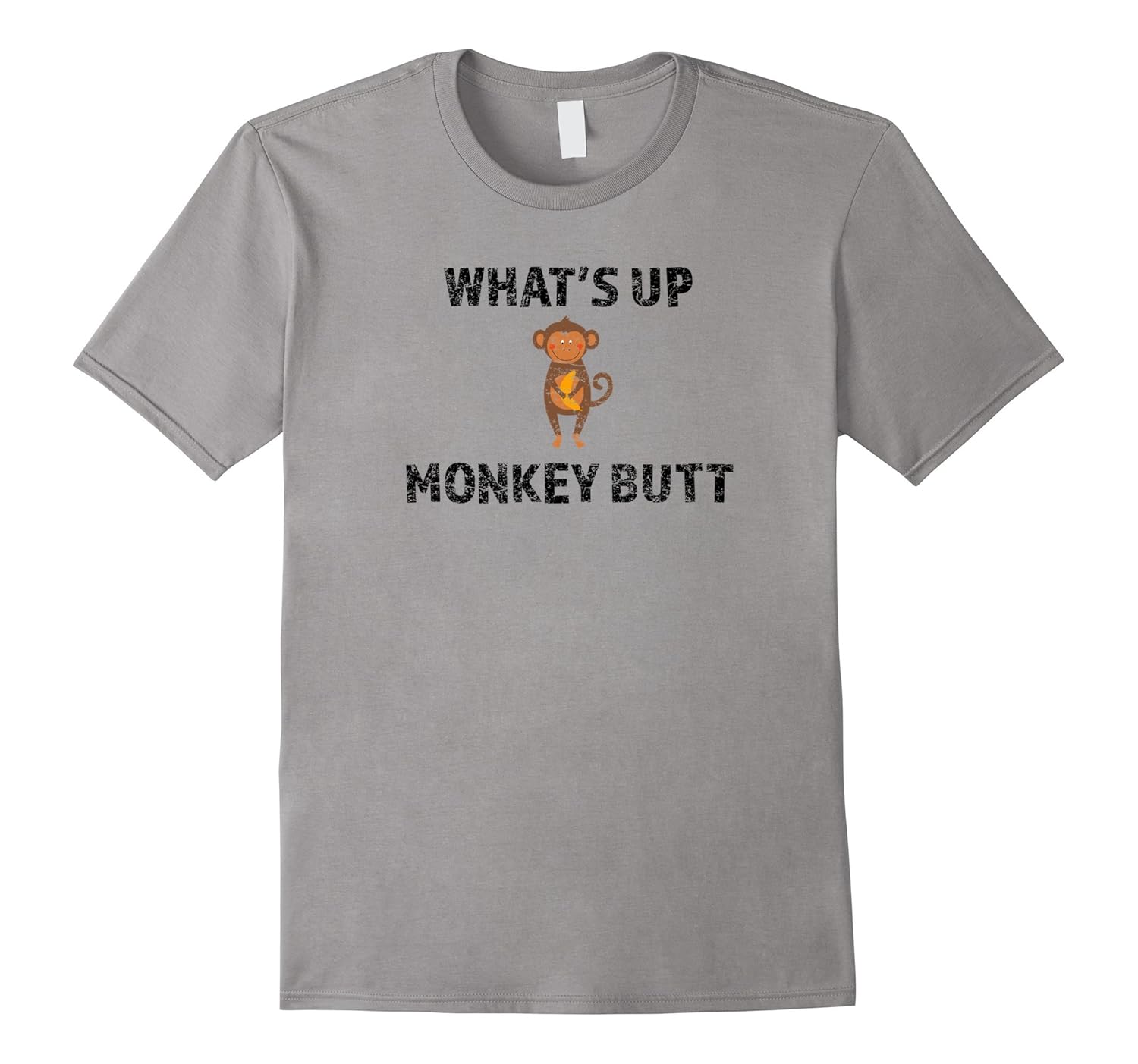 Monkey shirt Whats up Monkey Butt funny-ANZ