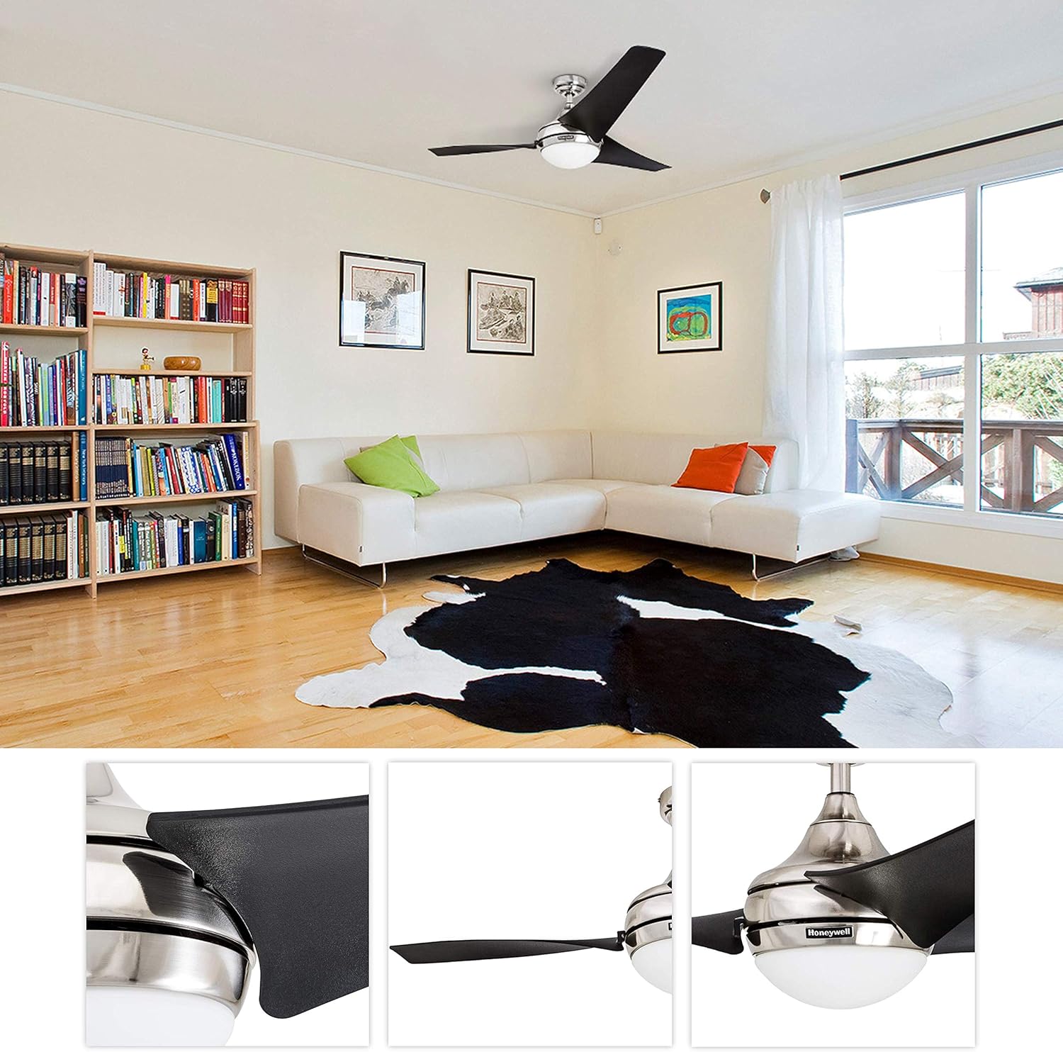 Honeywell Ceiling Fans 50195 Rio 54 Ceiling Fan With Integrated