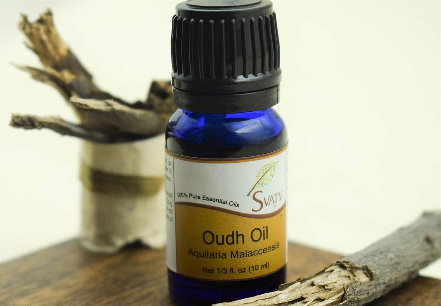 SVATV OUDH/Agarwood Essential Oil Therapeutic Grade Aromatherapy Oils Fragrance Oil for Diffuser Yoga Massage & DIY Personal Care 10 ml