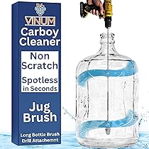 thumbnail image 2 of Bottle Cleaner LUFOX 2-Pack 28" Bottle Brushes - Bendable Heads For 3-5 Gallon Jugs (Pink, Stainless Steel Core) Baby Bottle Washer 2 of 14