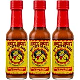 Dirty Dick's Original Hot Sauce, 5 Fl Oz | Award-Winning Habanero Hot Sauce with Tropical Fruits, Peppers &amp; Spices | Sweet Heat, Gluten Free, Gourmet Sauce [Pack of 3]