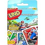 UNO Mario Kart Card Game with 112 Cards & Instructions for Players Ages 7 Years & Older, Gift for Kid, Family and Adult Game 