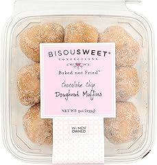 Bisousweet Confections Chocolate Chip Doughnut Muffins 9 Count, 9 OZ
