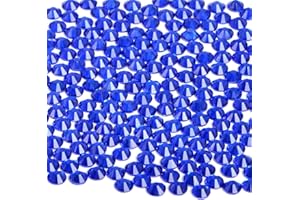 CMBYN 2880 Pieces SS8 Sapphire Hotfix Rhinestones Flatback Round Crystal Glass Rhinestones Gems for Crafts Nail Face Art Clothes Shoes Bags DIY