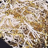 PLINJOY 4 OZ Crinkle Cut Paper Shred Filler for