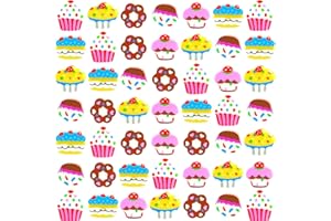 BHUCUTU 300 Pieces Mini Cupcake Eeasers for Kids Bulk, Mini Cute Kids Pencil Erasers Assortment Novelty Eeasers for Party Favor, Home School Work Rewards and Gift Filling (Cupcake)