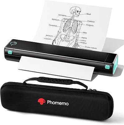 Phomemo M08F Portable Thermal Printer Bluetooth A4 Inkless