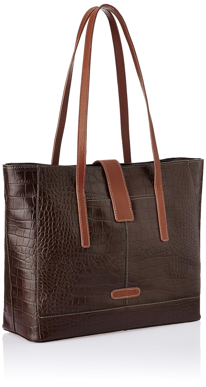 hidesign women's tote bag (brown)