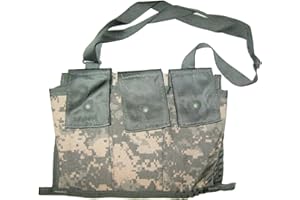 Military Outdoor Clothing Previously Issued US GI ACU MOLLE II 6 Mag Bandoleer Pouch