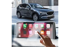 Sunsdrew 2PCS 2025 Upgrade Mazda CX-5/CX-9 Accessories Screen Protector,10.25-inch Touch Screen 9H Tempered Glass Protector for Mazda CX-5/CX-9 2021-2025-No More Glare