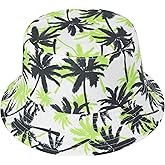 ZLYC Unisex Cute Print Bucket Hat Summer Travel Fisherman Cap for Women Men Teens