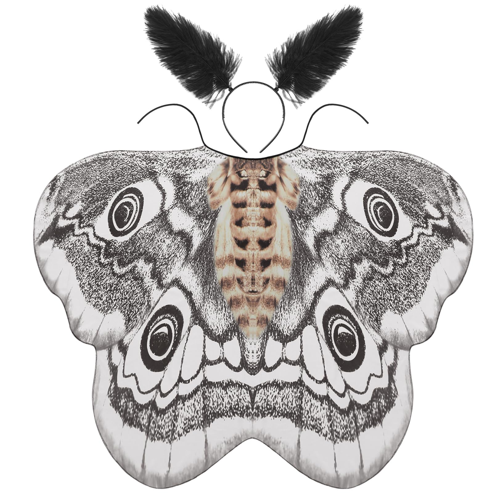 Photo 1 of *Missing Parts - Check clerk notes*
Liitrsh 2 Pcs Halloween Moth Wings Costume Butterfly Shawl Moth Wing Cape Costume Accessory with Headband, 78 x 50 Inch(Cute)