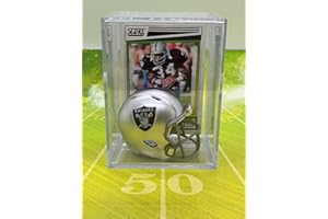 RIDDELL L.A. Raiders NFL Helmet Shadowbox w/Bo Jackson card