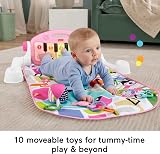 Fisher-Price Glow and Grow Kick & Play Piano Gym Pink HYH63 Queens English view 5