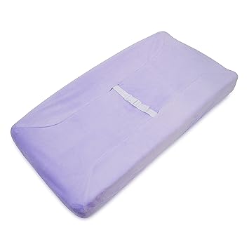 lavender changing pad cover