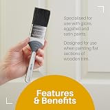 Harris Seriously Good 3 Pack Gloss Flat Brush Set 1in 1.5in 2in view 6