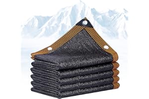 Eastarp 90% Black Shade Cloth,UV Resistant Durable Mesh Tarp with Grommets and Reinforced Edges, Shade Net Shading for Plants Cover, Greenhouse, Dog Kennel, Patio, Chicken House, Full Size 12'x20'