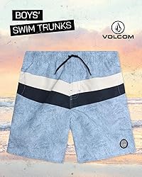 Volcom Boys' Swim Trunks - UPF 50+ Bathing Suit