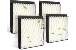 KEYCCI 1040 Wick Humidifier Filter Replacement for Essick Air AIRCARE Humidifier Filter B40 B40-C 3D6 100 5D6 700 7D6-100 E35000 CM330AWHT CM330DWHT, Humidifier Filters Fit Moist Air MA0300 (4 pcs, white)