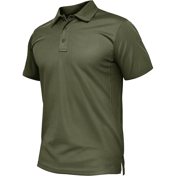 Amazon.com: CRYSULLY Polo Shirt for Men Quick Dry Breathable Short
