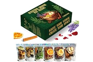 Intention Simmer Pot Blends, Simmer Pot for Stove Potpourri, Botanical Air Freshener Sachets for Holiday, Meditation & Ritual