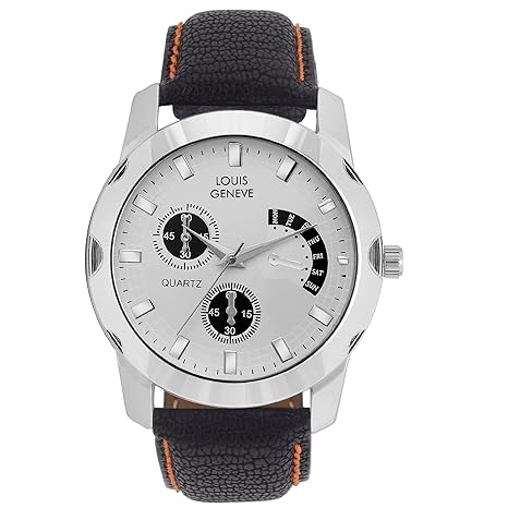 Analogue White Dial Mens Watch(LG-MW-B-WHITE-051)