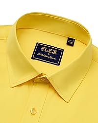 J.VER Men's Dress Shirts Solid Long Sleeve Stretch