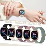 Higgs 5 Pack Straps for Fitbit Versa 4/3 Sense 2 Nylon Sport Bands Women Men view 4