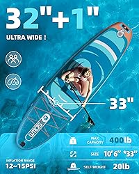 SOWM Inflatable Paddle Board with Sup