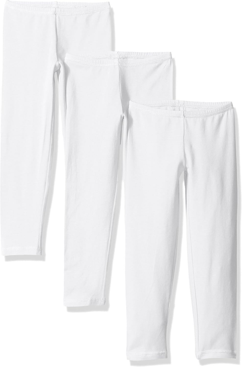 Hanes Little Girls' Leggings (Pack of 3): Clothing
