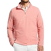 Robert Graham Men’s Hobson Lightweight Long-Sleeve 1/4-Zip Pullover Sweater