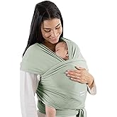 Comfy Cubs Baby Wrap Carrier - Soft & Secure Fit Cotton Blend Baby Carrier Newborn to Toddler - Hands-Free & Lightweight Infa