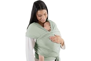 Comfy Cubs Baby Wrap Carrier - Soft & Secure Fit Cotton Blend Baby Carrier Newborn to Toddler - Lightweight & Hands-Free Todd