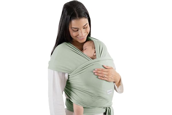 Comfy Cubs Baby Wrap Carrier - Soft & Secure Fit Cotton Blend Baby Carrier Newborn to Toddler - Lightweight & Hands-Free Todd