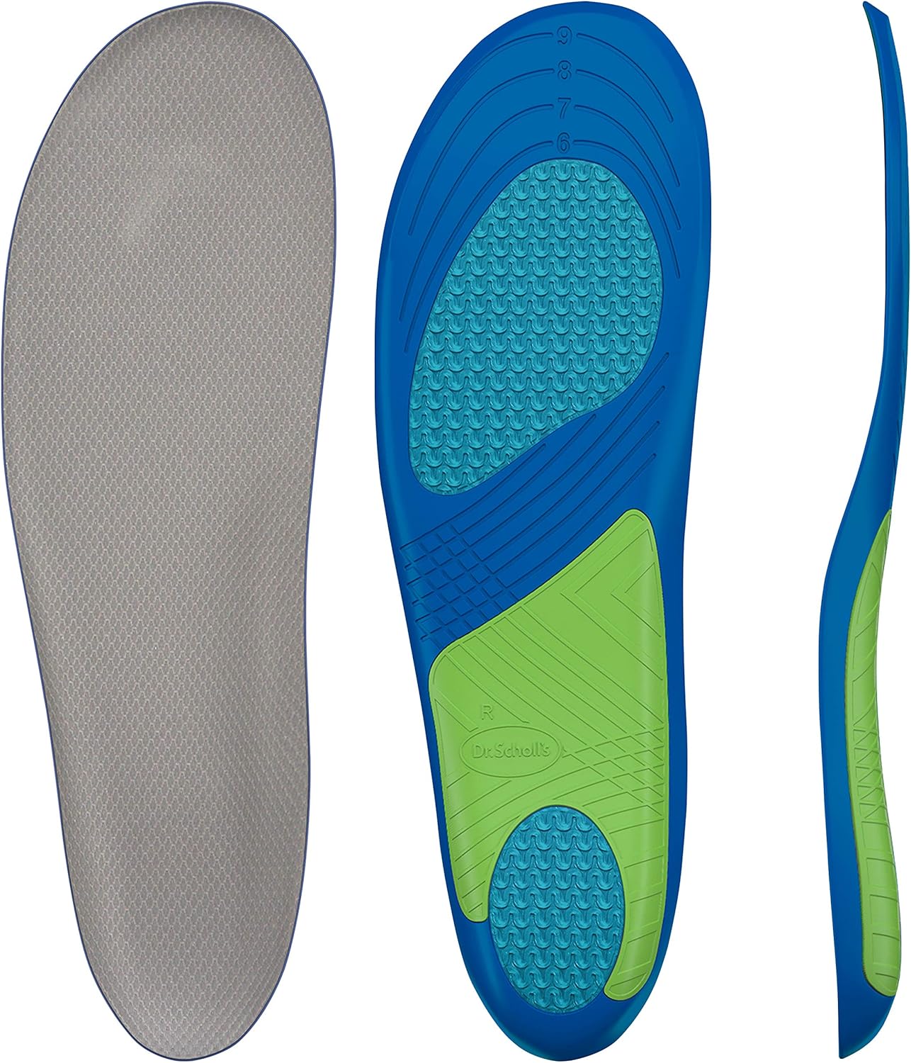 Dr. Scholl’s Sport Insoles // Superior Shock Absorption and Arch Support to Reduce Muscle Fatigue and Stress on Lower Body Joints (for Women's 6-10, also available for Men's 8-14): Health & Personal Care