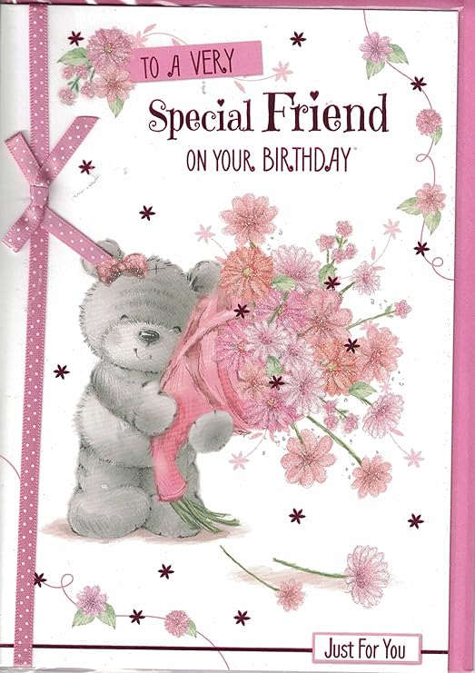 Amico Di Auguri Di Compleanno Per Un Amico Molto Speciale Wishing You A Happy Birthday Cover Design I Panda Biglietto Di Compleanno Da Donna Amazon It Giardino E Giardinaggio