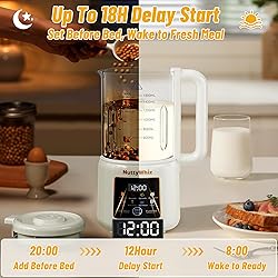 8-in-1 Nut Milk Maker Machine, 12 Blade 50oz