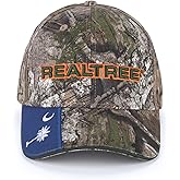 Bell Rangers Realtree APX Camo Baseball Cap Hat 100% Cotton Twill (Peached)