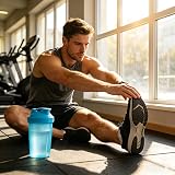 KANGSIT 400ml Protein Shaker Bottle with Stainless Steel Ball BPA-Free view 7